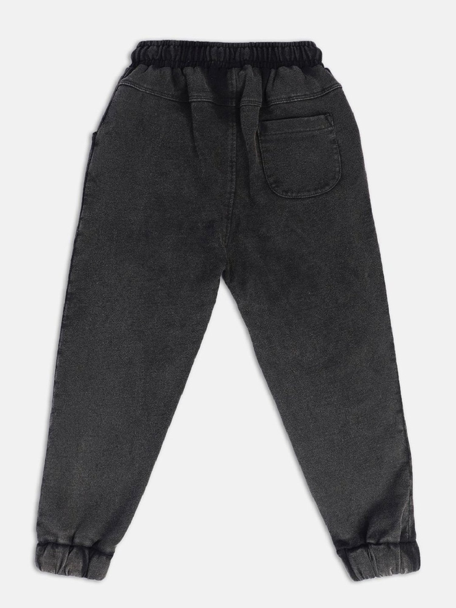 MINIKLUB Boys Black Solid Joggers