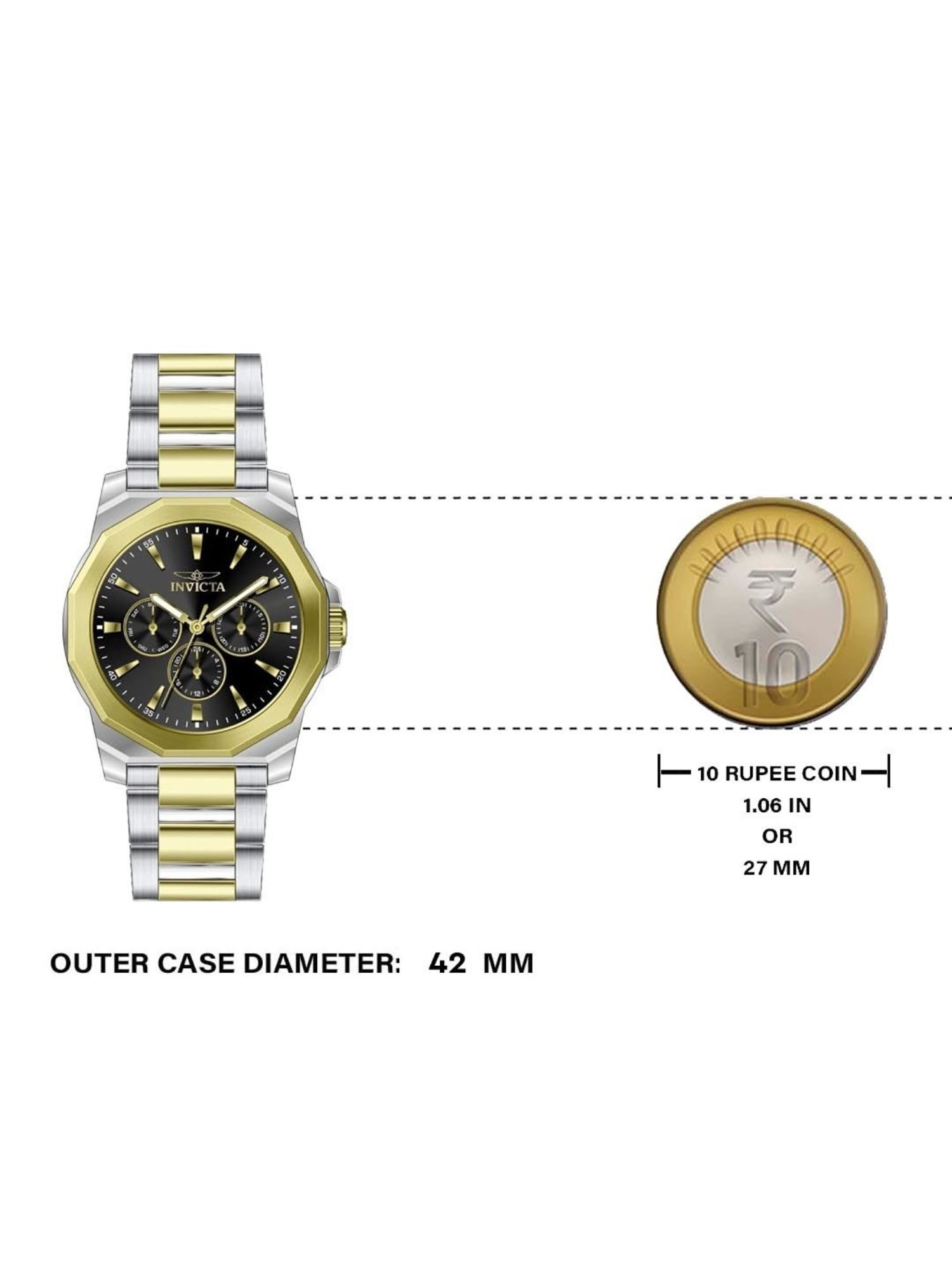 INVICTA 46845 Speedway Analog Watch for Men