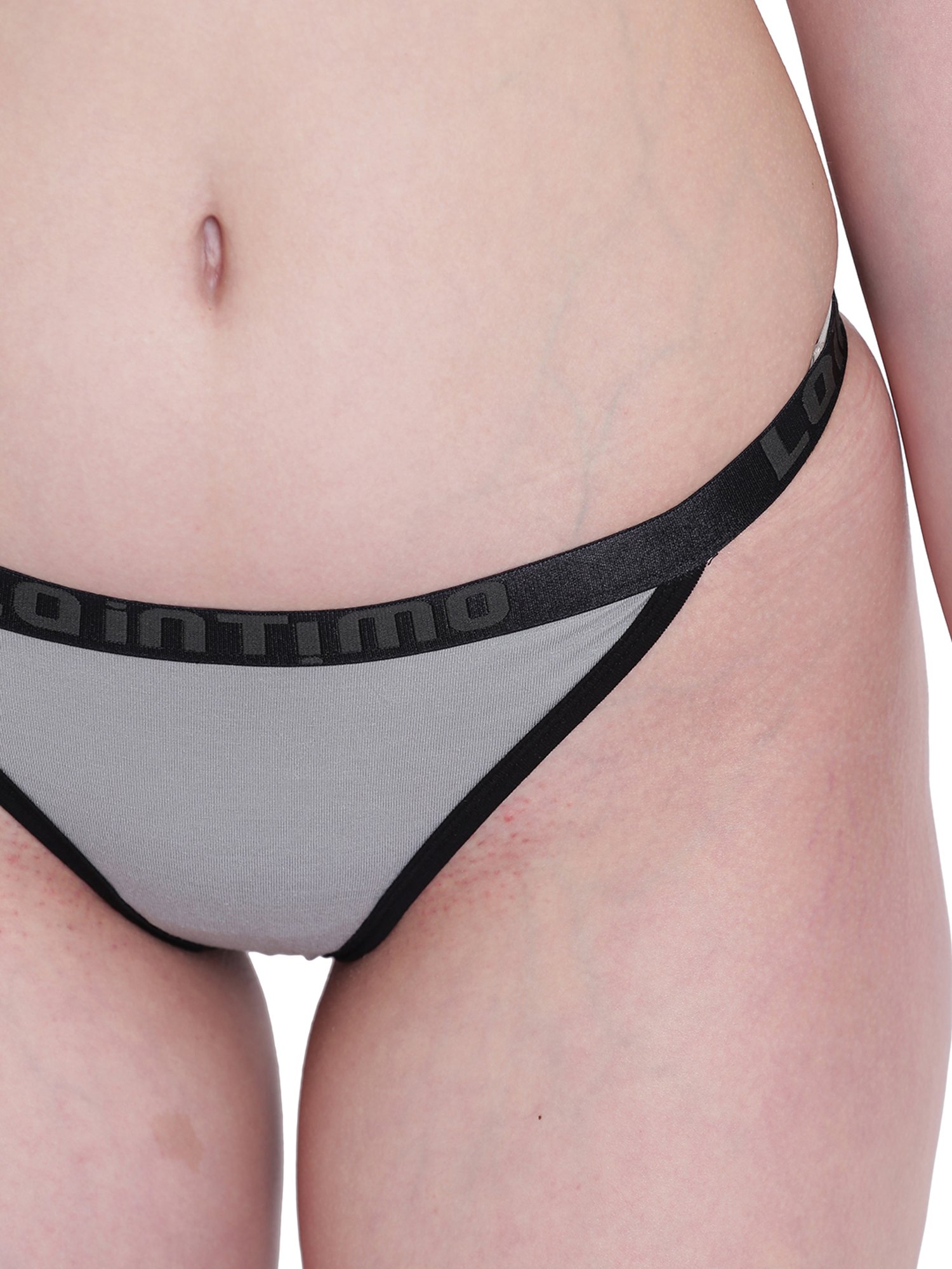 La Intimo Grey Thong