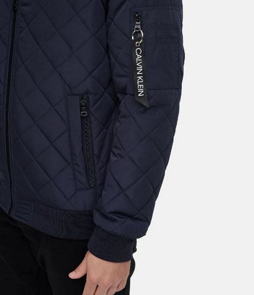 Calvin Klein Quilted Baseball Bomber Jacket