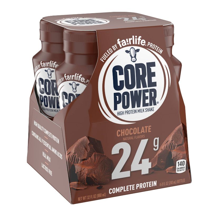 Core Power Chocolate Protein Shake - 4pk/8 fl oz Bottle