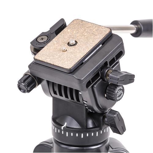 Takama 66" 3 Section Video Tripod with Fluid Head, 10 Lbs Capacity #TAK-V3300