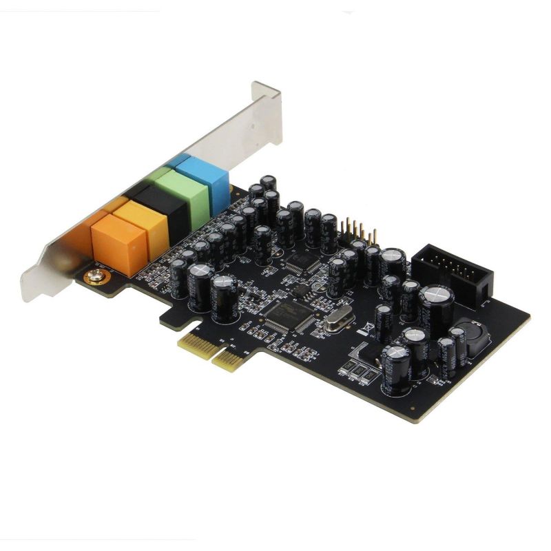 SEDNA - SE-PCIE-SC-10 PCIe 7.1 Channel Sound card ( CM8828 + CM9882A ) with SPDIF Bracket ( Standard and Low Profile brackets are included )