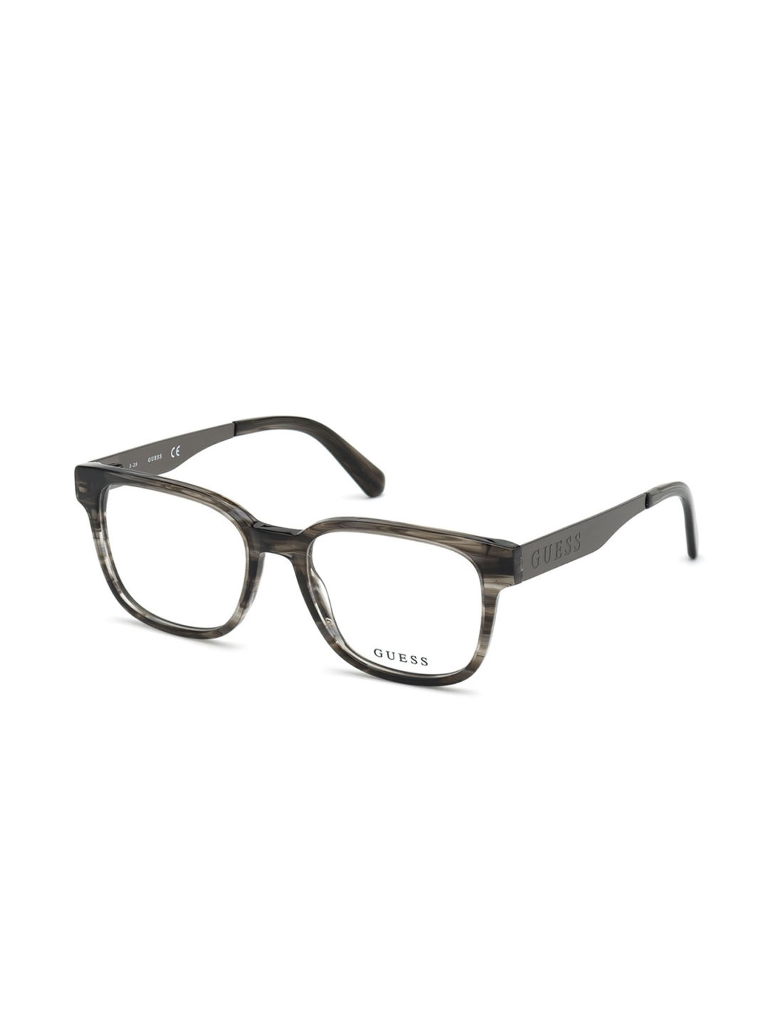 Guess Grey Square Eye Frames for Men