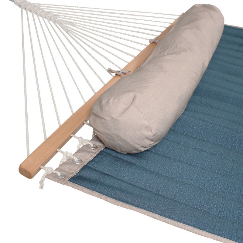 Blue Wave Island Retreat 15' Hammock Set - Blue Cover