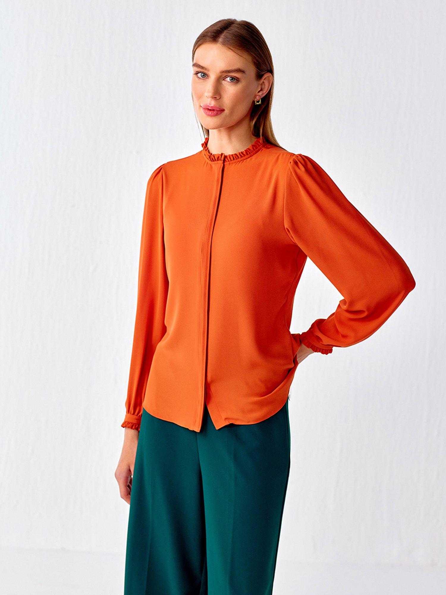 Cover Story Rust Regular Fit Top