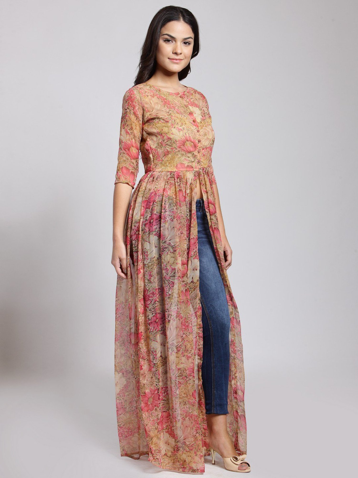 Fame Forever by Lifestyle White Cotton Printed T-Shirt