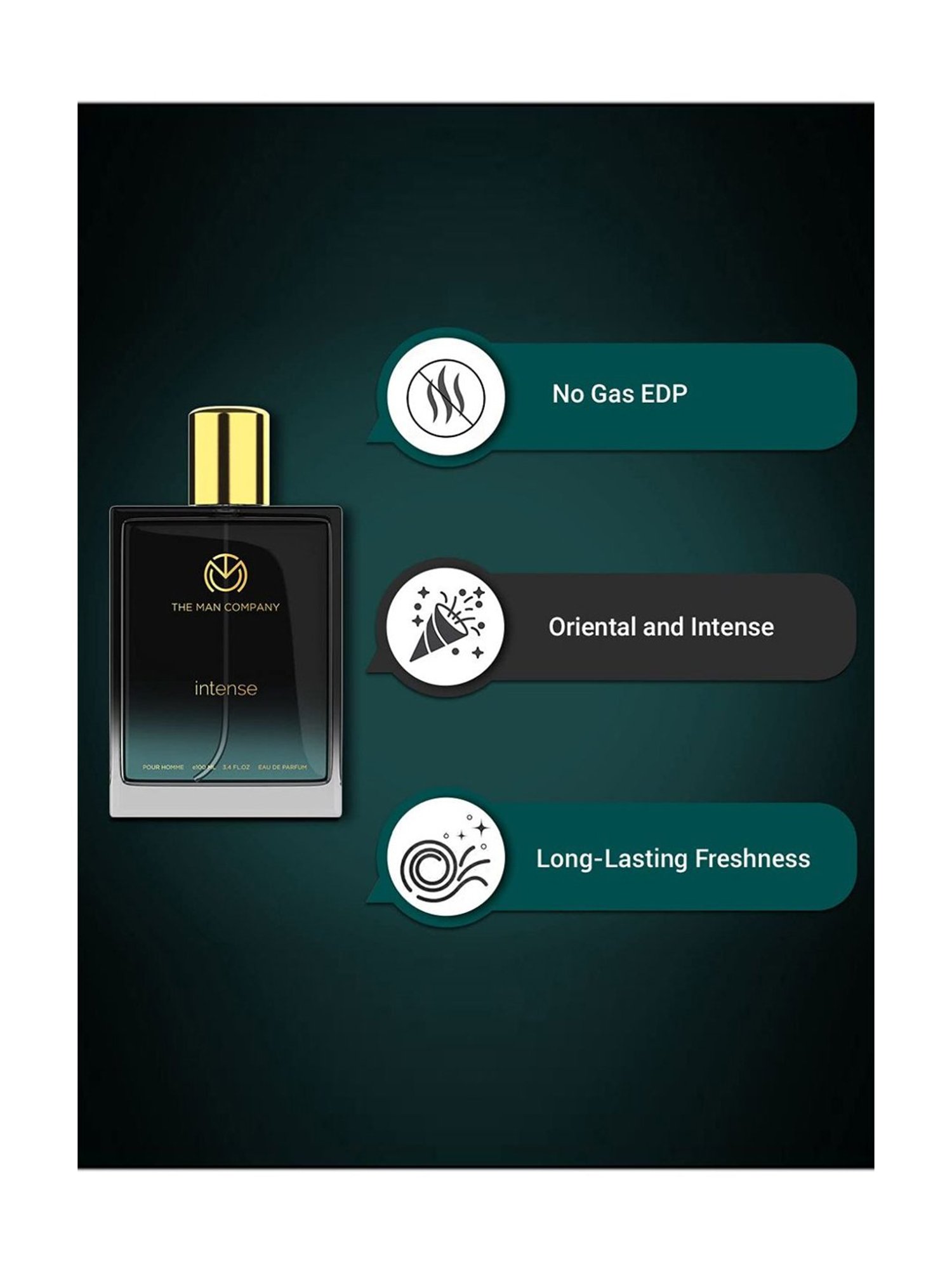 The Man Company Intense EDP for Men - 100 ml