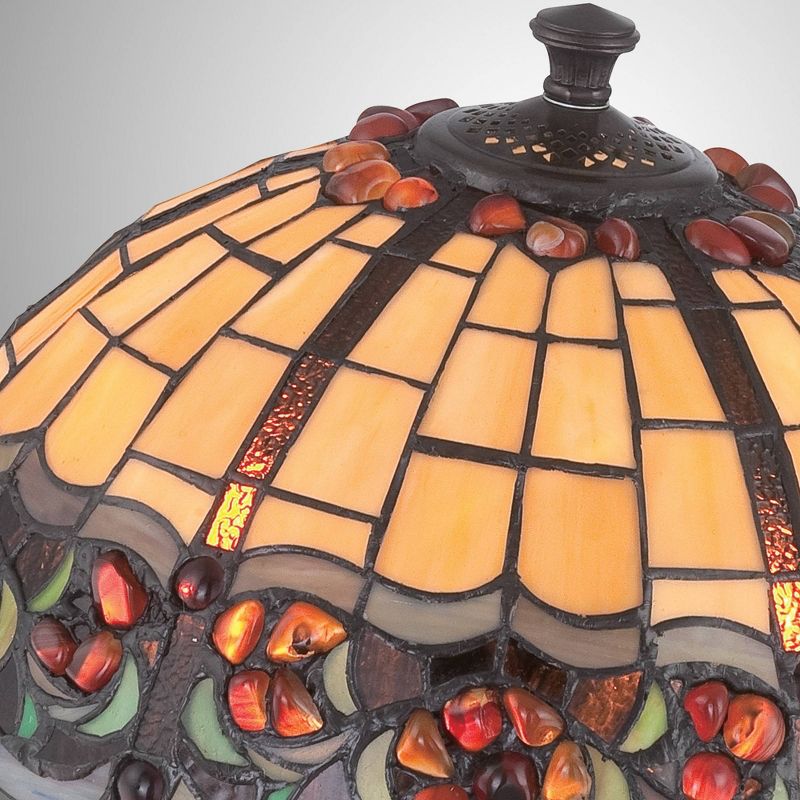 Deana 2 Light Table Lamp  - Dark Bronze