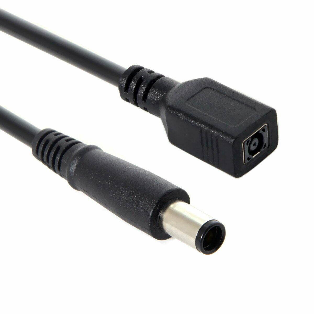 DC 7.4*5.0mm Male Plug to DC 4.5*3.0mm Female Jack Power Connector Conversion Cable for Laptop Lenovo