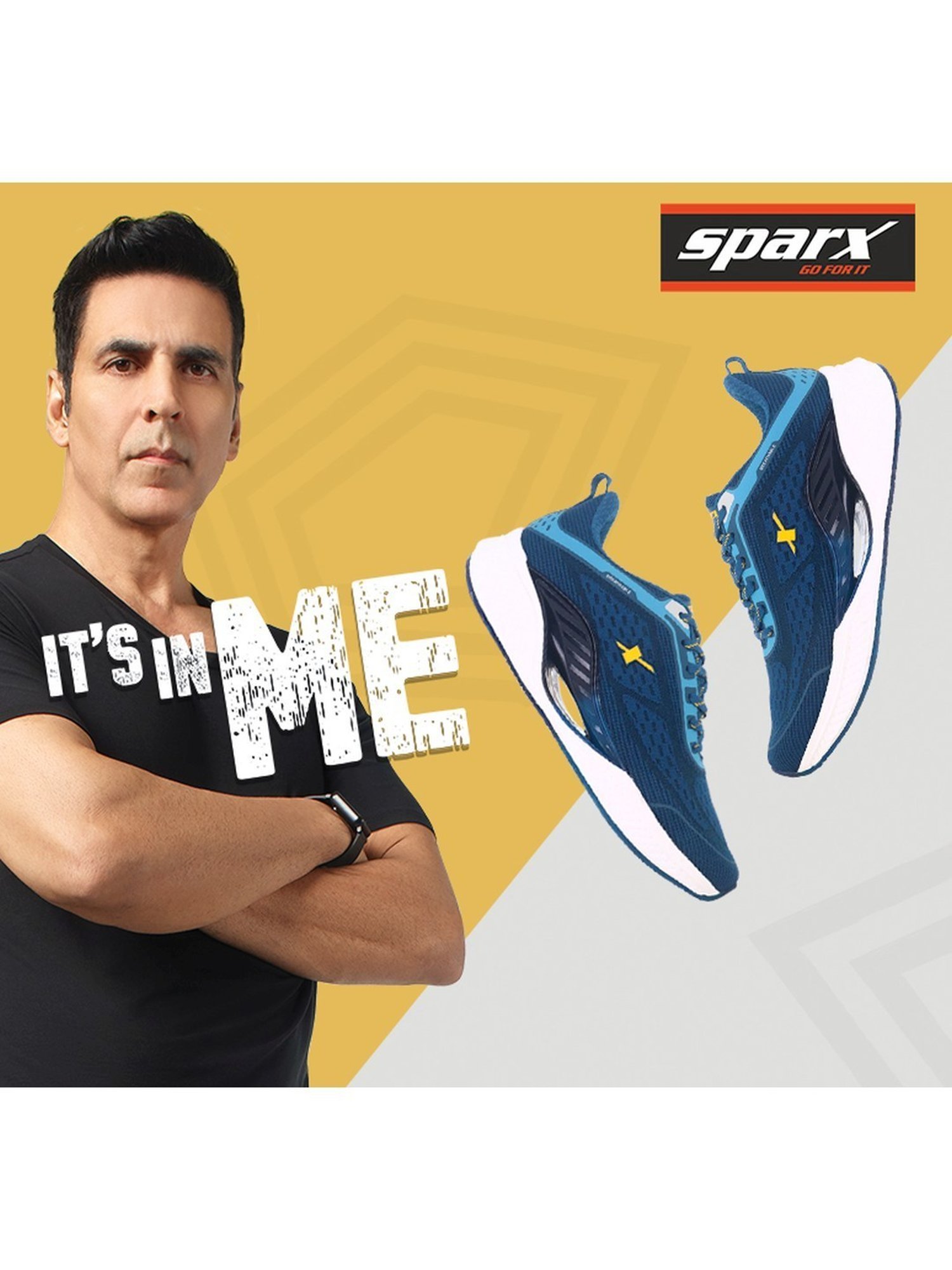 Sparx Men's Blue Running Shoes