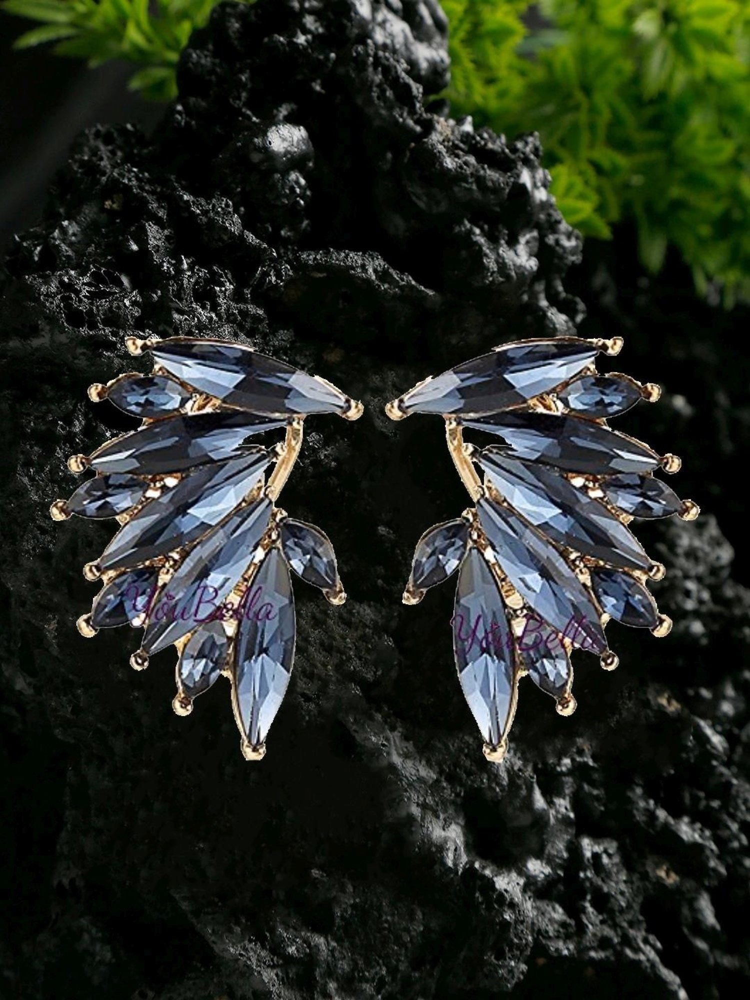 YouBella Stylish Crystal Fancy Stud Earrings