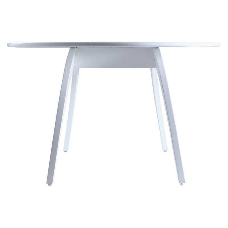 Beckett Round Dining Table Glossy White - Hives & Honey