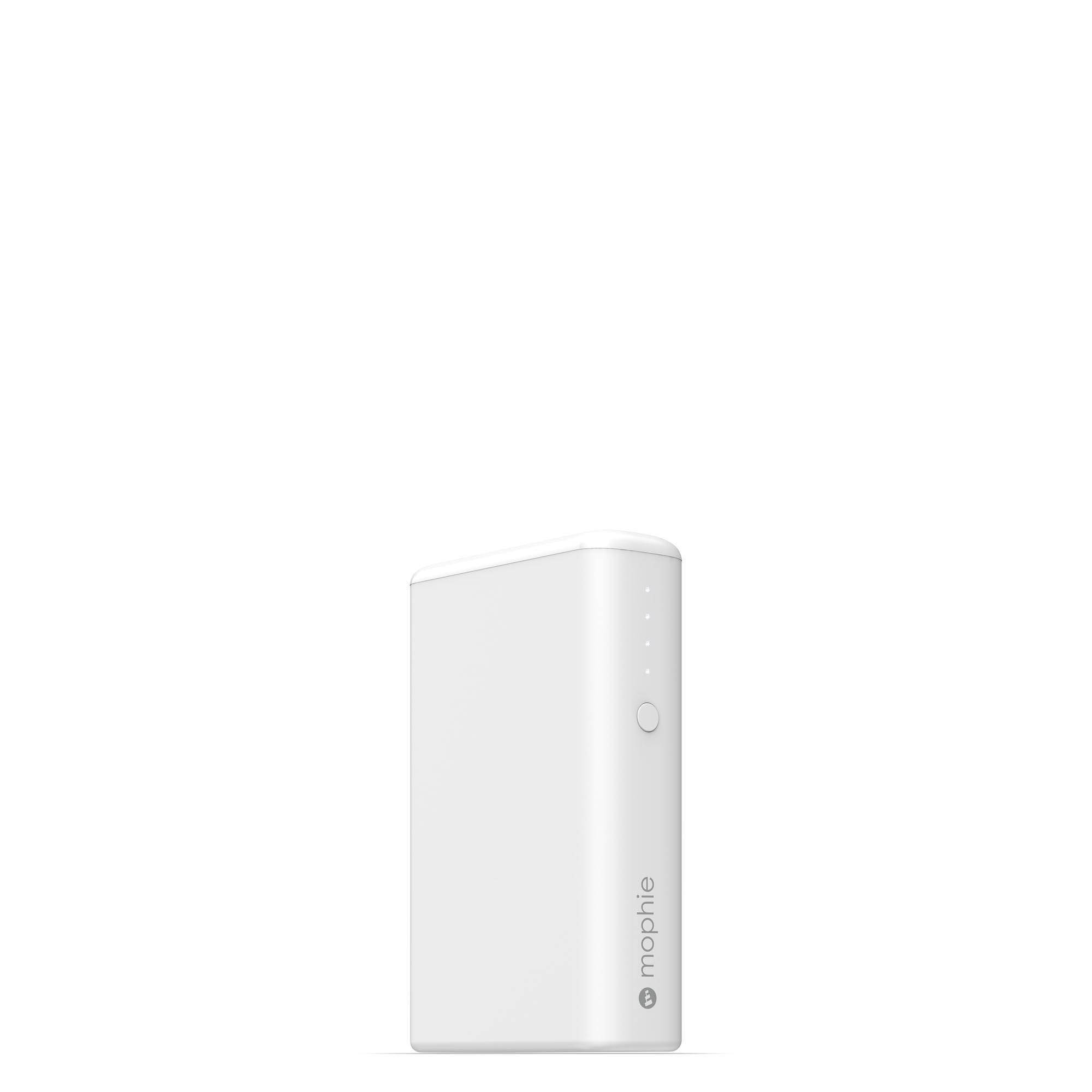 mophie Power Boost Universal External Battery, 2 Charges (5,200mAh ), White