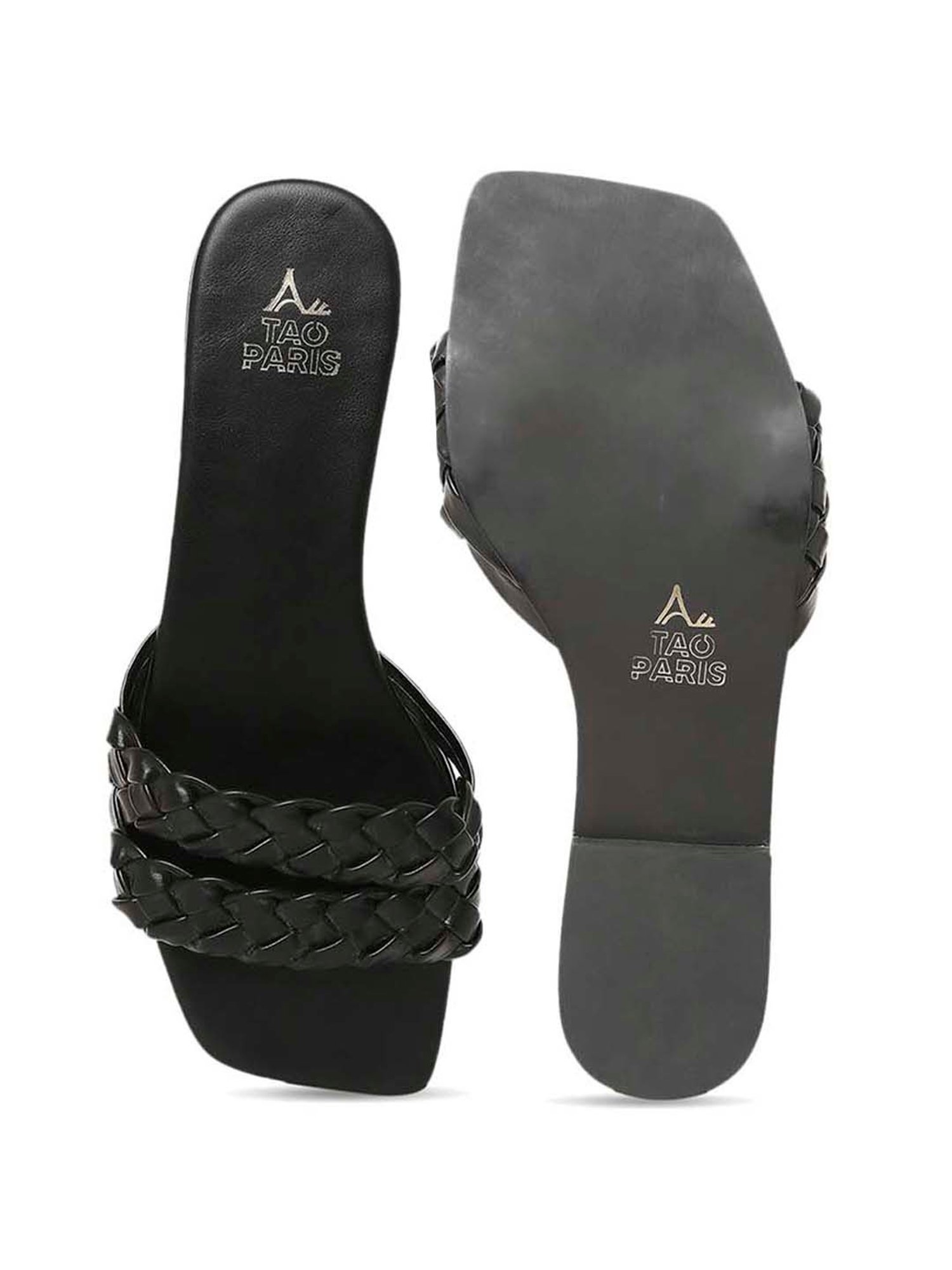 Tao Paris Women's Zoe Black Casual Sandals