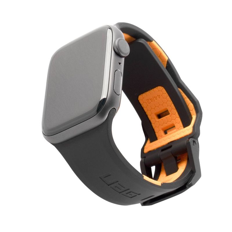 Urban Armor Gear (UAG) Apple Watch 42/44mm (Series 6/5/4 & Watch SE) Civilian Strap - Black/Orange