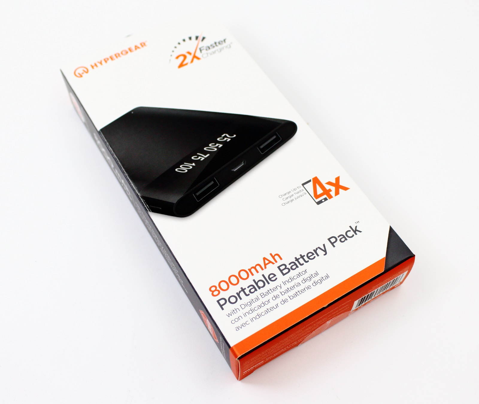 Hypergear 8000mah Portable Charger Power Bank Dual USB Battery Pack Digital