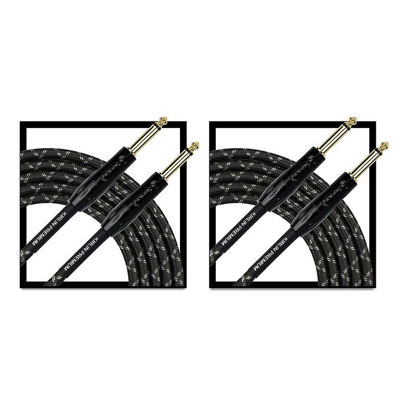 KIRLIN Premium Plus Instrument Cable 20' - 2-Pack