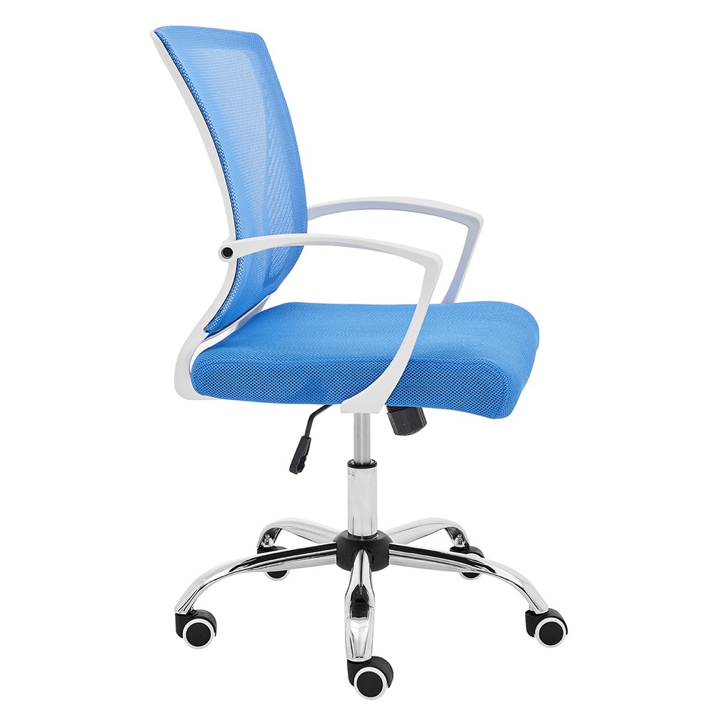 Modern Home Zuna Mid-Back Office Chair - White/Blue