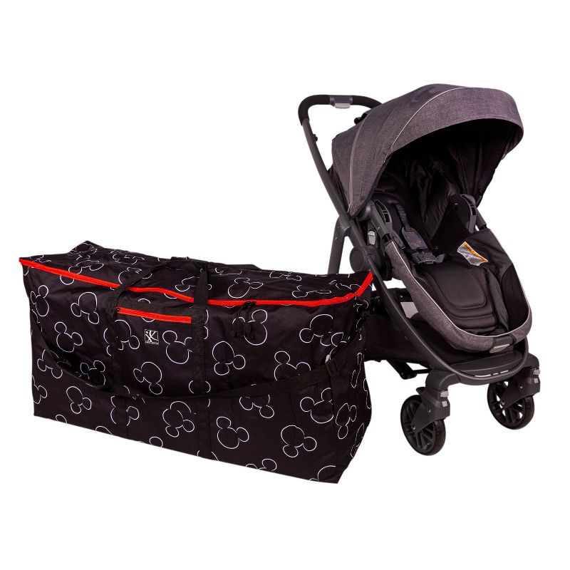 Disney Baby + J.L. Childress single & Double Stroller Travel Bag Mickey Black