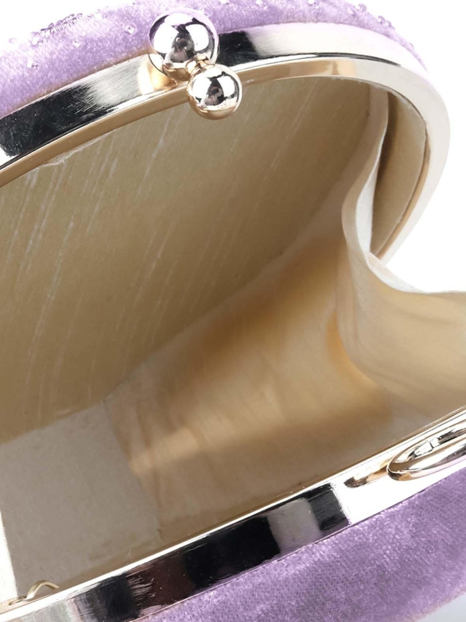 Odette Purple Embellished Sling Handbag