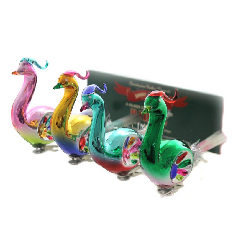 Shiny Brite 4.0" Cc Reflector Birdclips Christmas Confetti  -  Ornament Sets