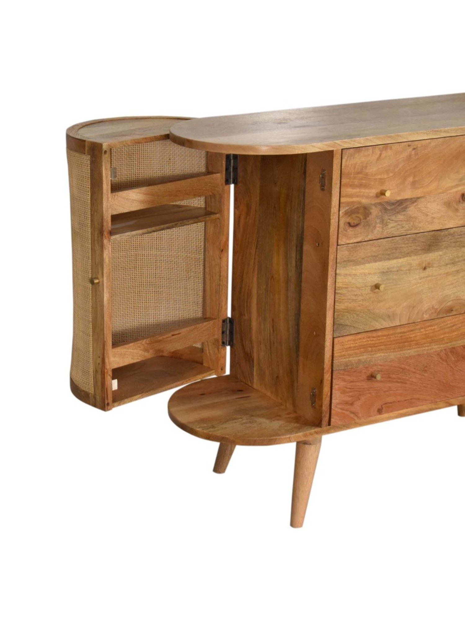 Artisan Furniture Close-knit Sofia Brown Wood Cabinet