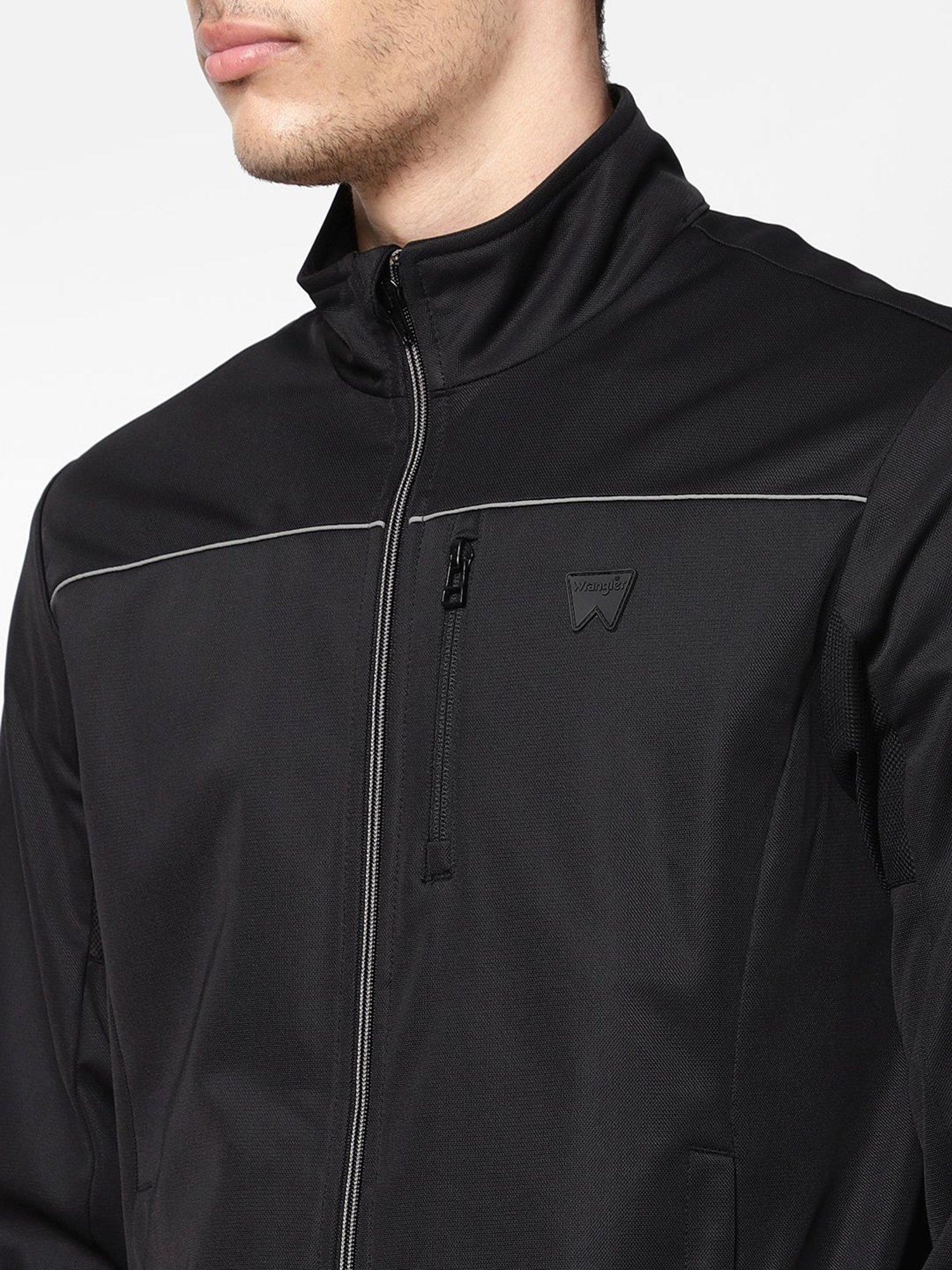 Wrangler Black Regular Fit Jacket