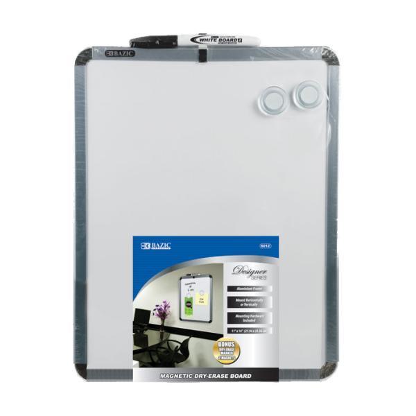 11"" x 14"" Magnetic Dry Erase Board with Marker Case Pack 12
