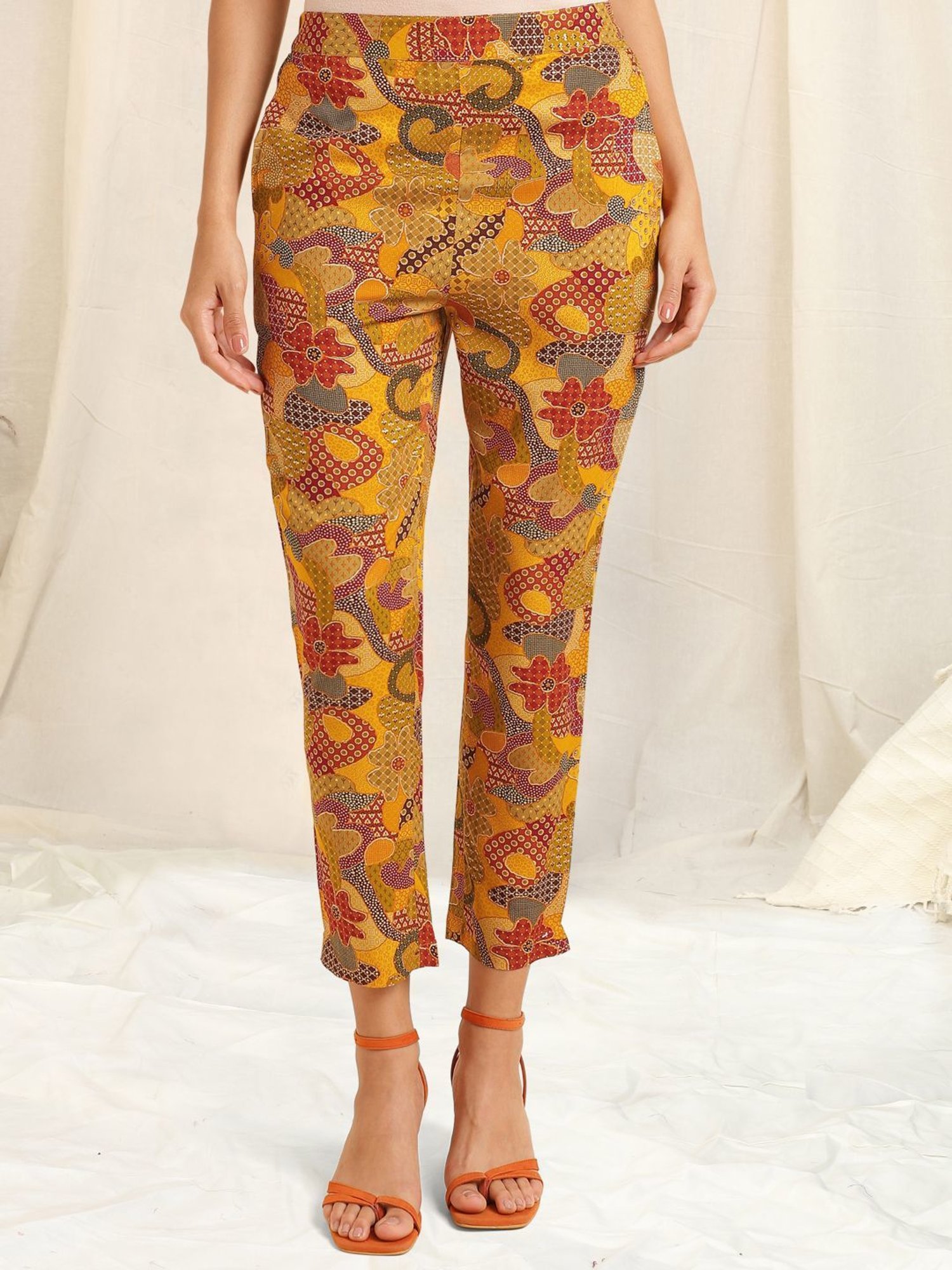 MIRCHI FASHION Brown Printed Shirt Pant Set
