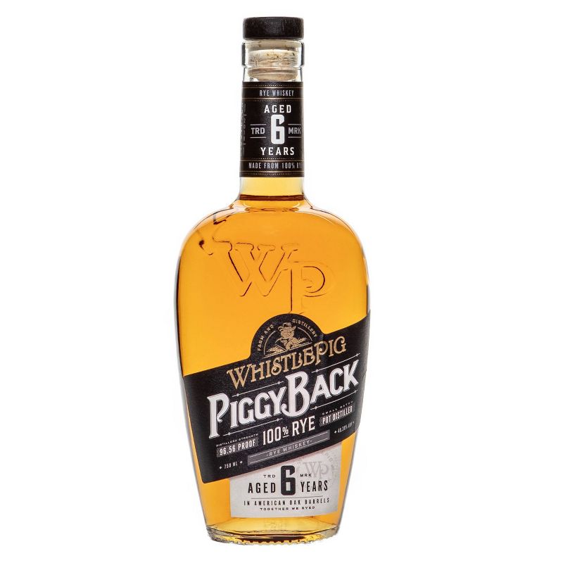WhistlePig PiggyBack 6yr Rye Whiskey - 750ml Bottle