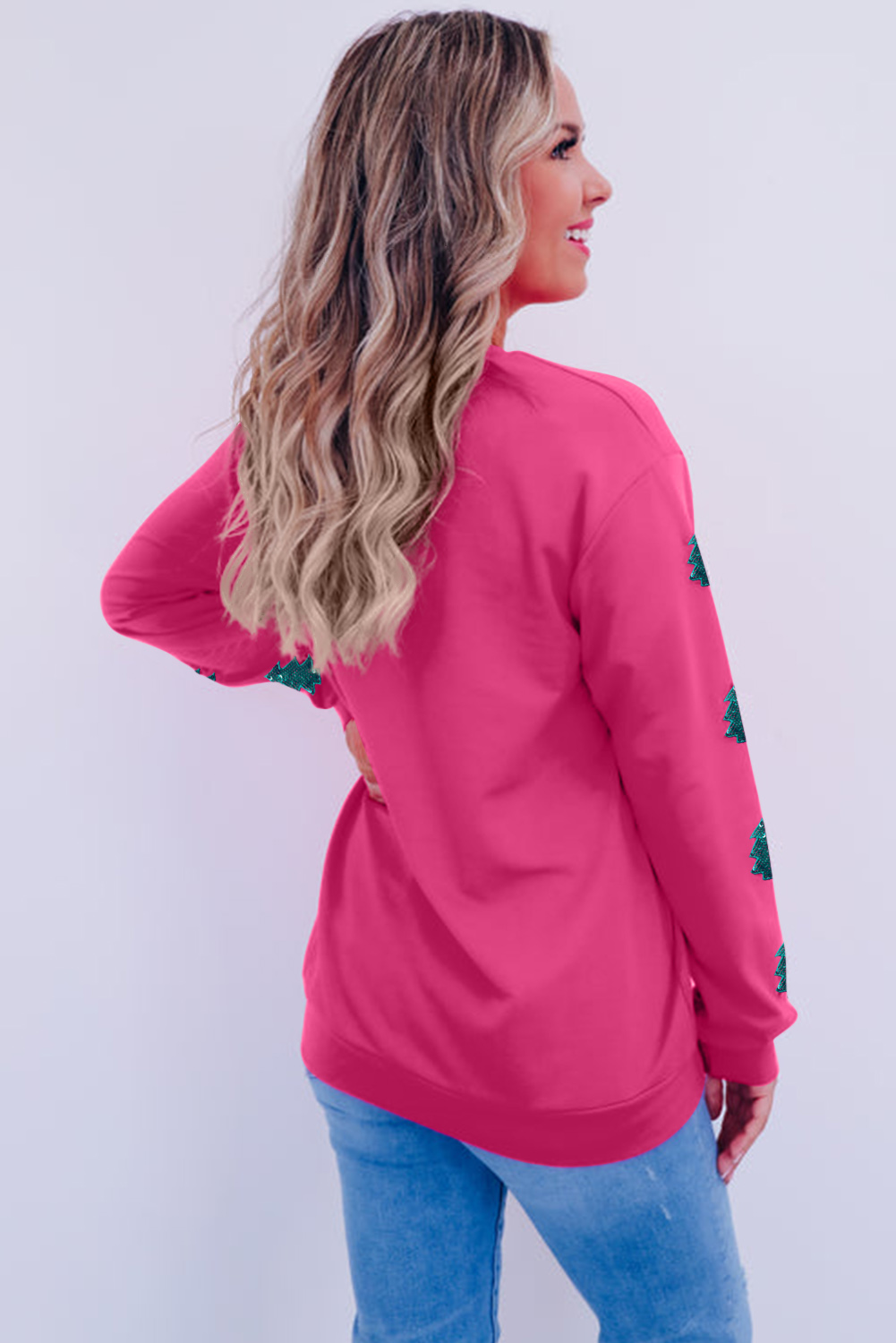 Khaki Plain Drop Shoulder Ribbed Trim Oversized Sweatshirt