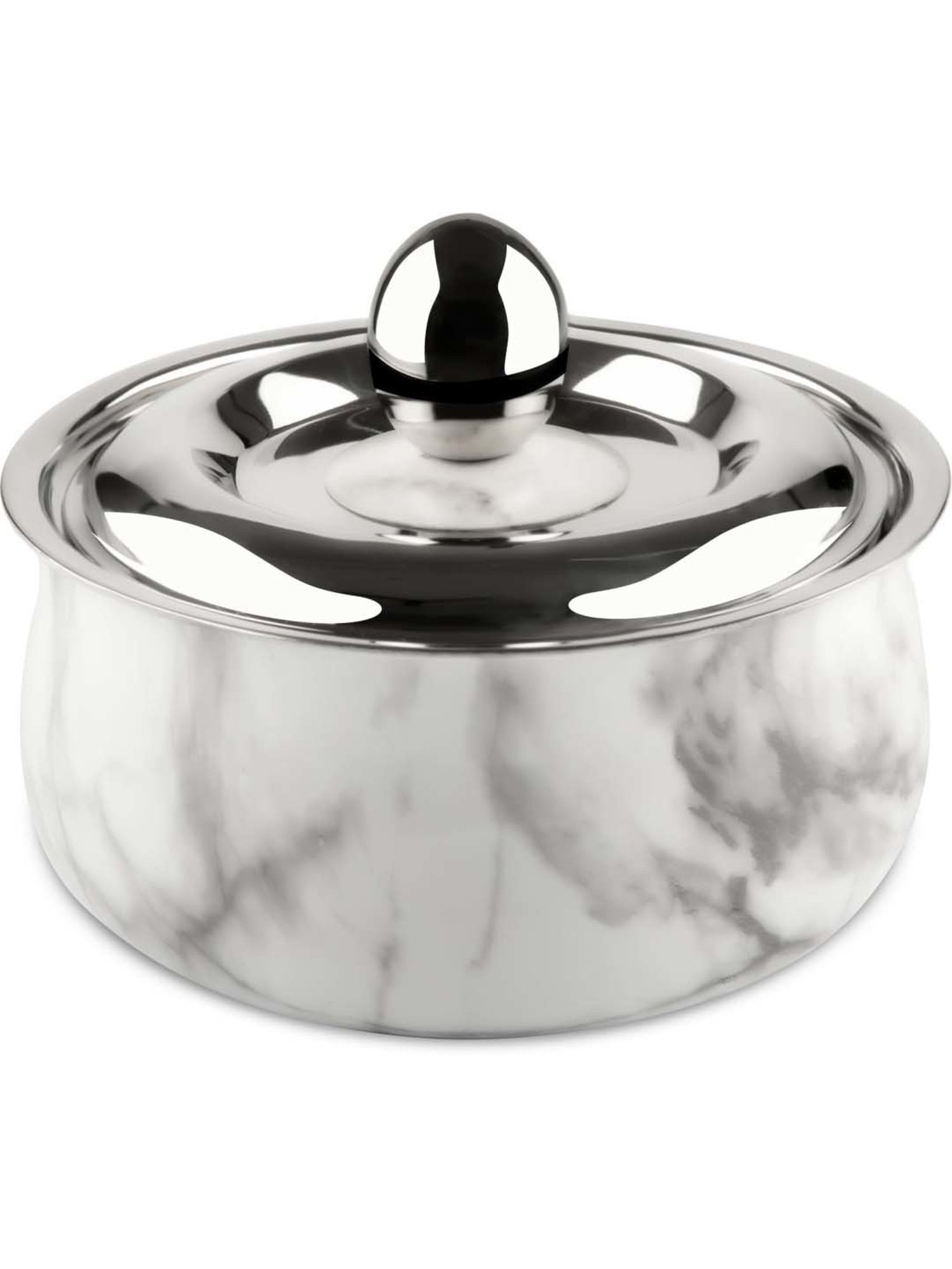 Nirlon Gas Compatible Aluminium Casserole with Bakelite Handle - 2.6 L