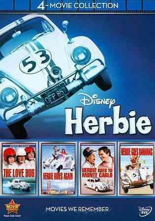 BUENA VISTA HOME VIDEO LOVE BUG/HERBIE GOES BANANAS/GOES TO MONTE C/RIDES AGAIN (DVD/4PK) D110311D