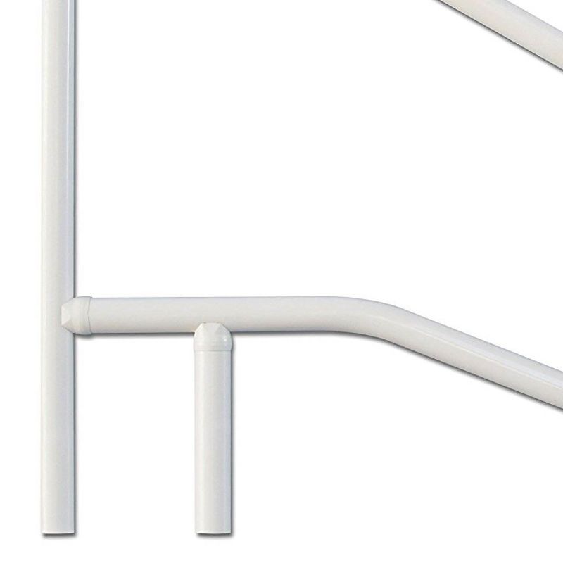 Saftron CBRTD-354-W 3 Bend Weather Resistant In Water Polymer Handrail, White