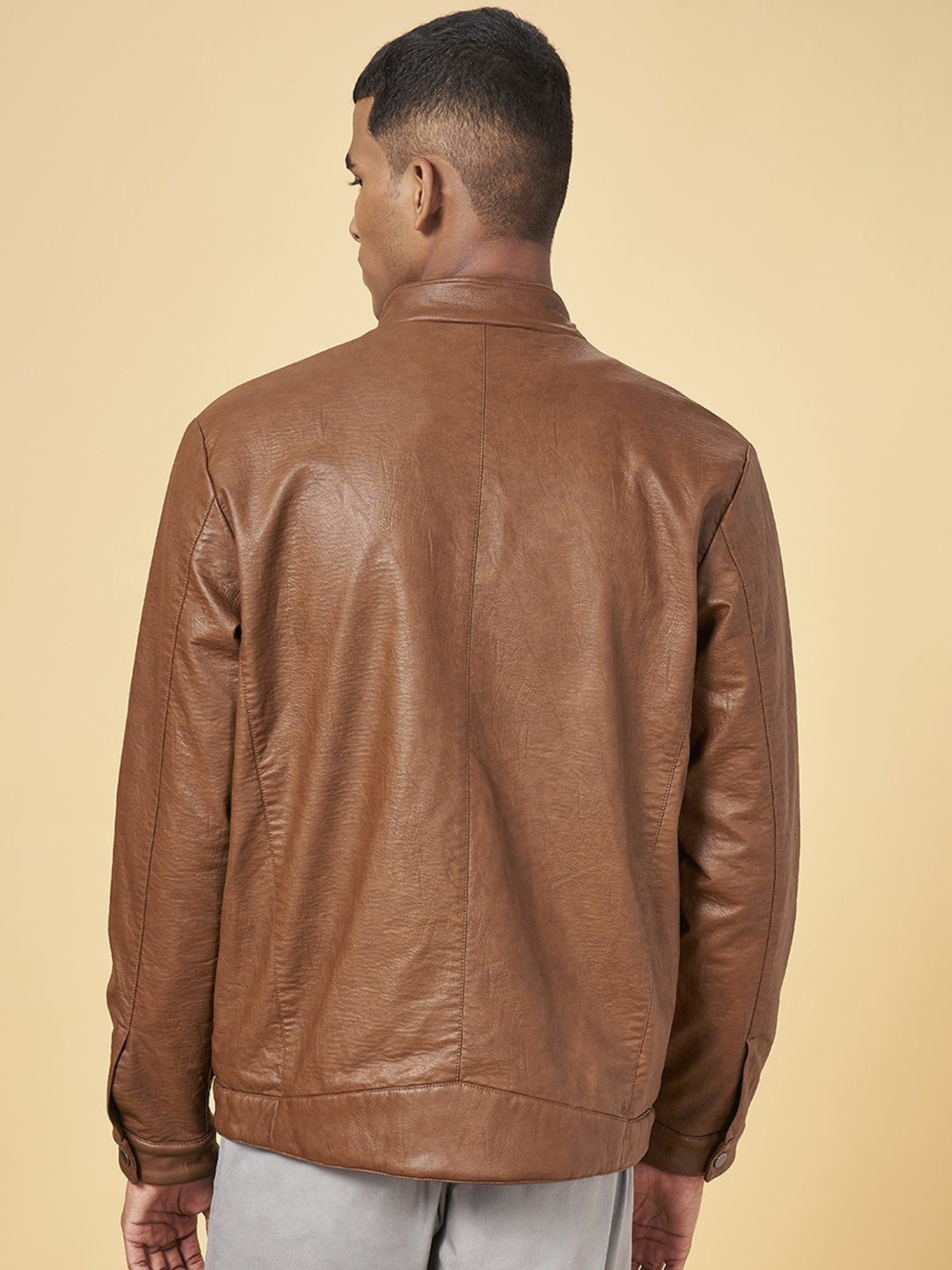 Urban Ranger by Pantaloons Tan Regular Fit Jacket