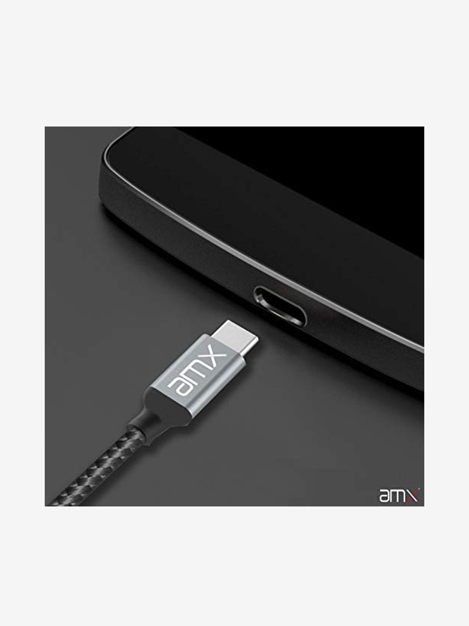 AMX Type-C USB 3.1 Gen 1 to USB-A Cable 2M (Grey)