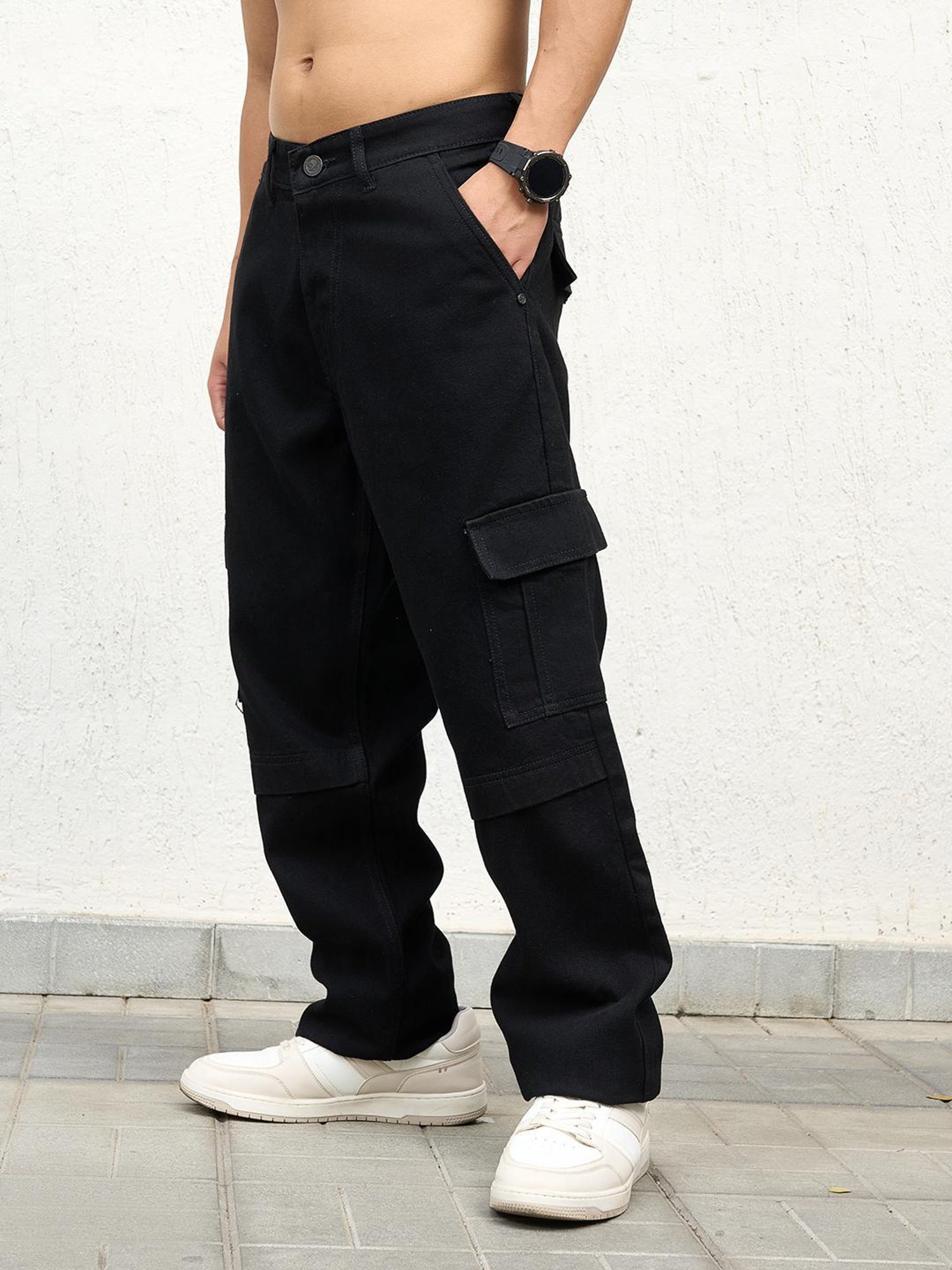 Hubberholme Men Cotton Long Sleeves Oversized Checked Double Pocket Shirt 21