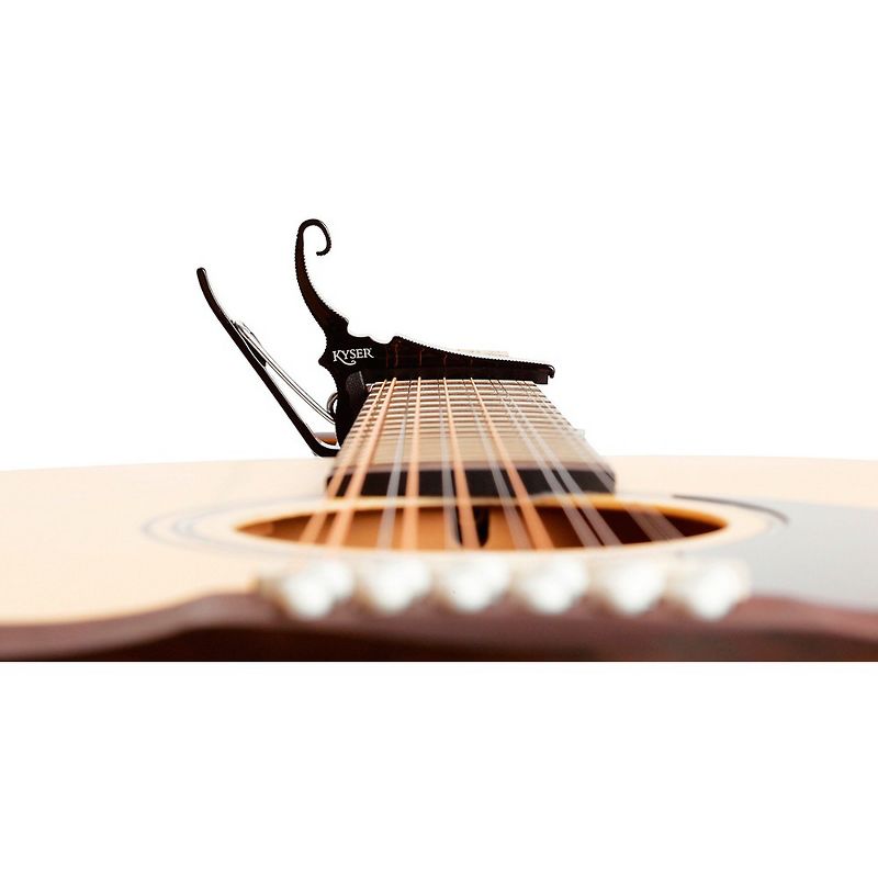 Kyser Quick-Change Capo for 12-String Guitar Black