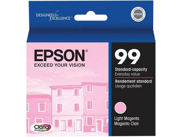 EPSON Claria Hi-Definition 99 T099620-S Ink Cartridge for Artisan 700 800 Light Magenta