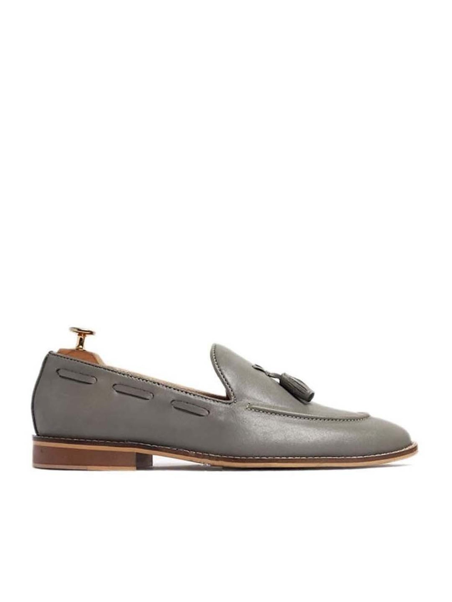 Griffin Men's Grey Casual Mocassins