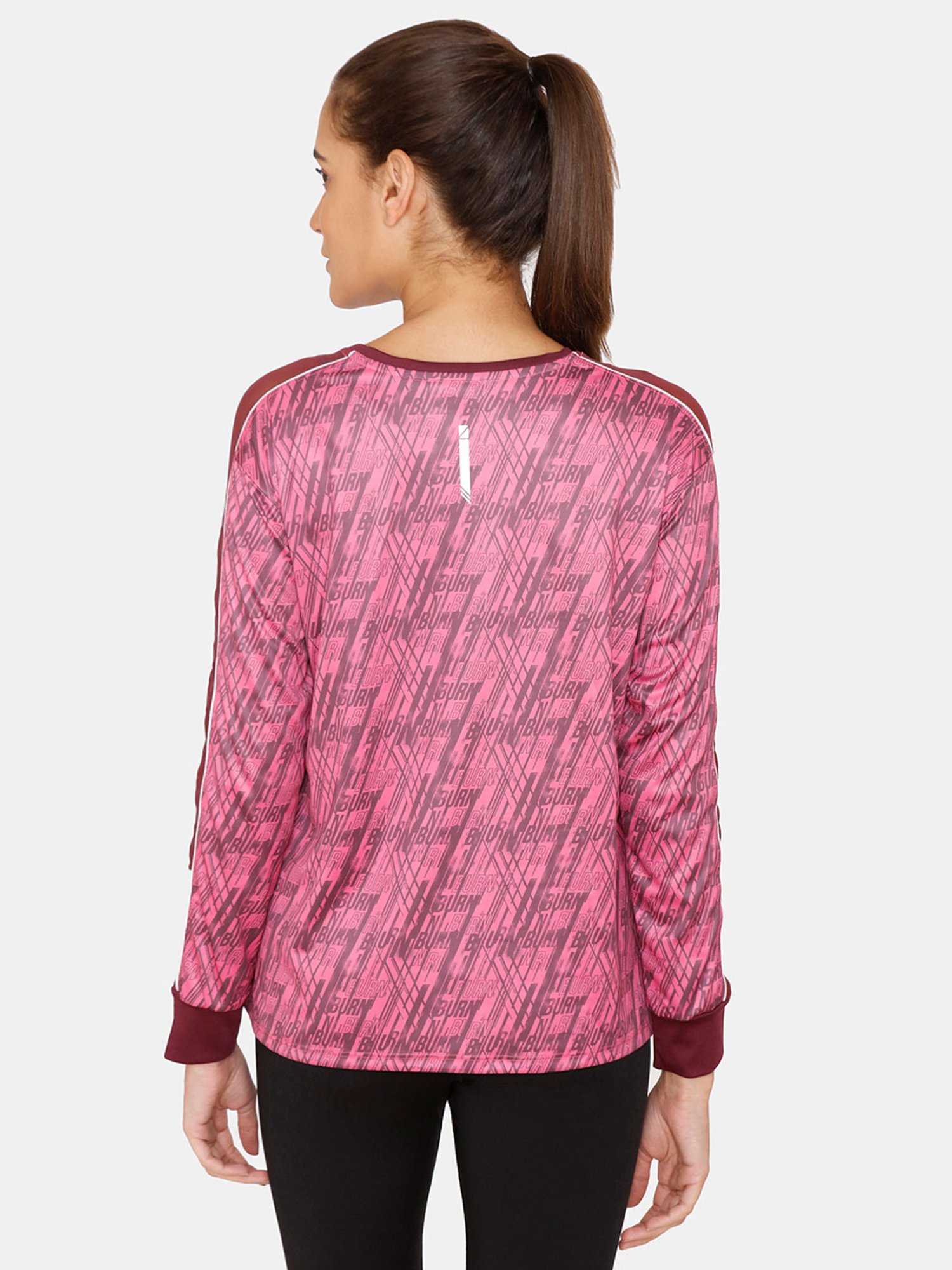 Zelocity by Zivame Ibis Pink Printed T-Shirt