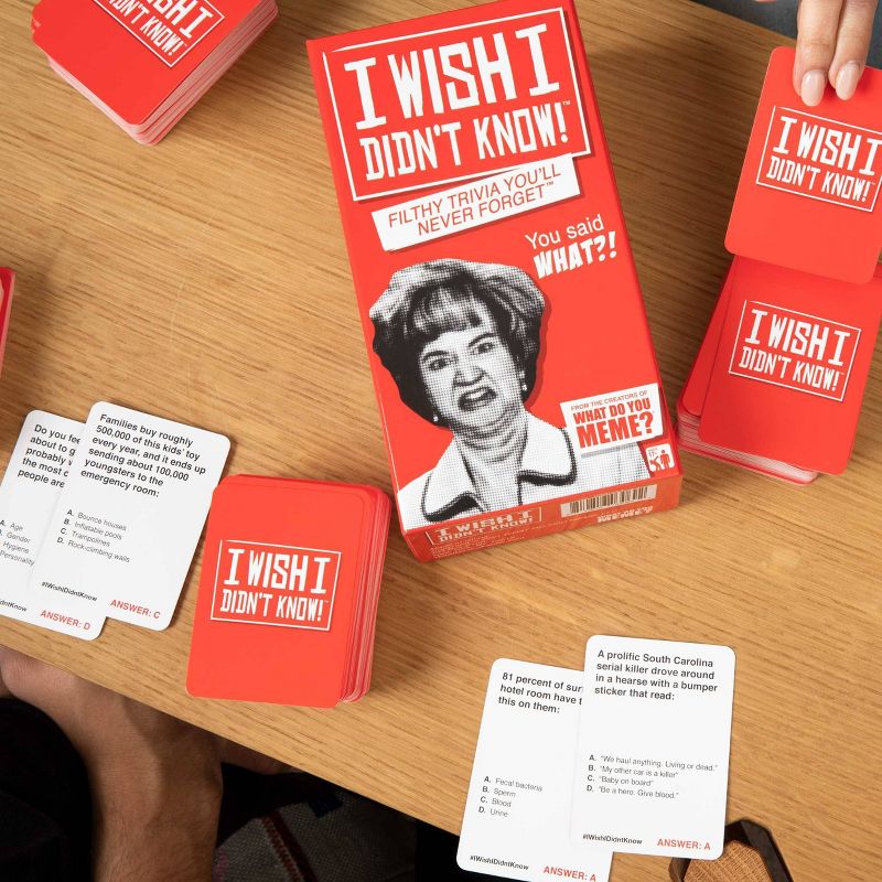 I Wish I Didn't Know! Card Game