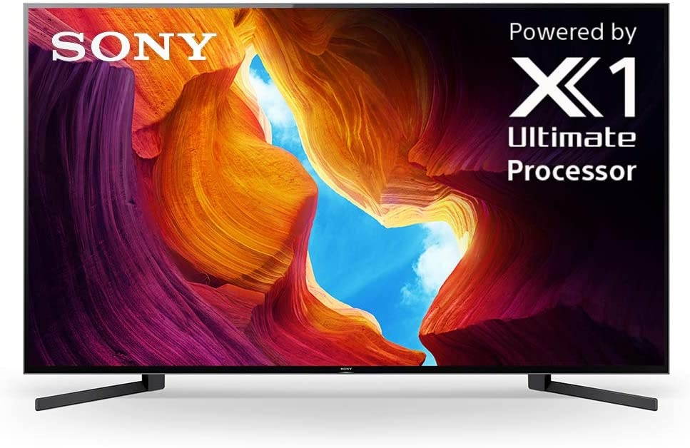 Sony XBR-85X950H 85" 4K Ultra High Definition Full Array LED HDR Smart TV with a Walts TV Large/Extra Large Tilt Mount for 43"-90" Compatible TV's and a Walts HDTV Screen Cleaner Kit (2020)