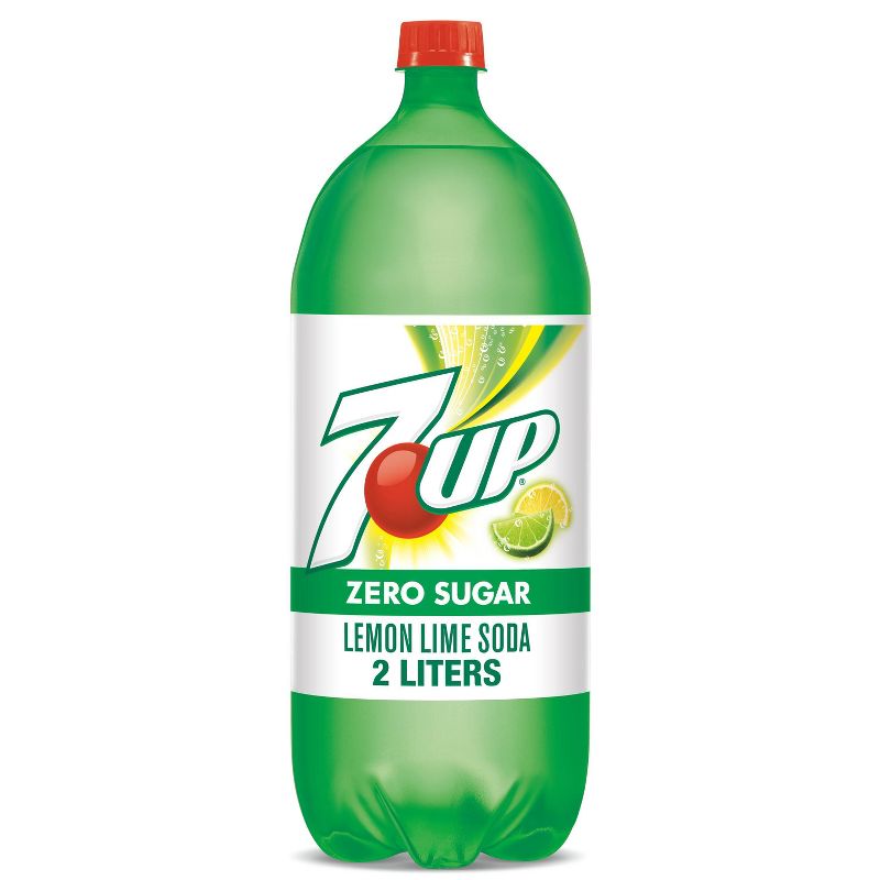 7UP Zero Sugar Soda - 2 L Bottle