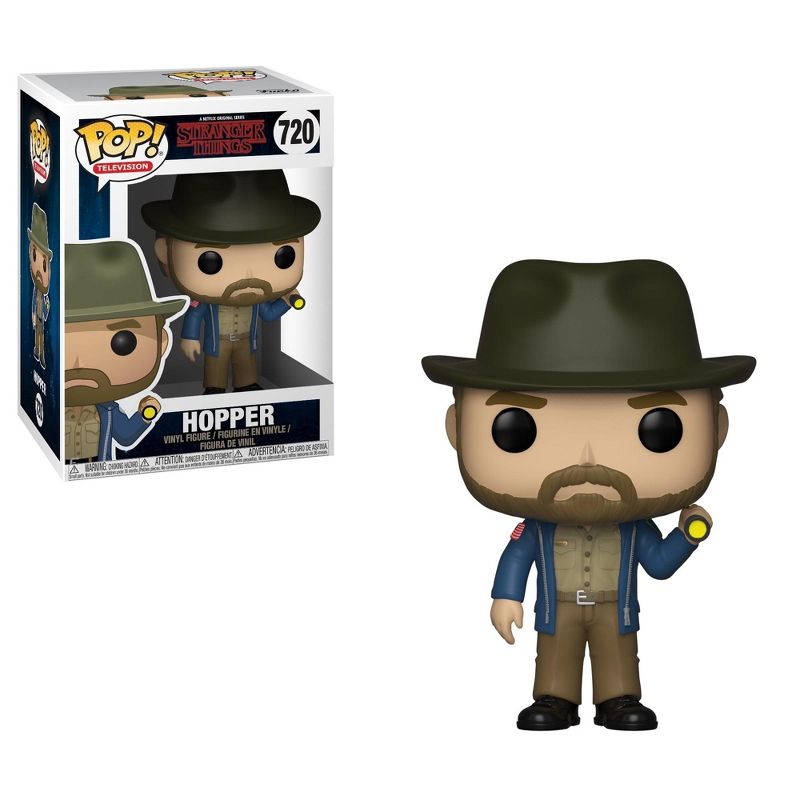 Funko Stranger Things Funko POP Vinyl Figure | Hopper w/ Flashlight