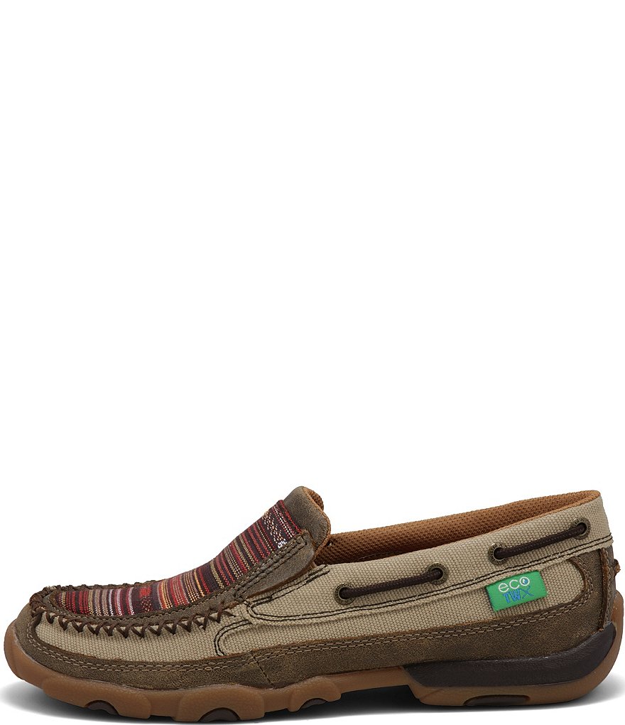 Twisted X Women's ecoTWX&reg; Multi Stripe Slip-On Driving Moccasins