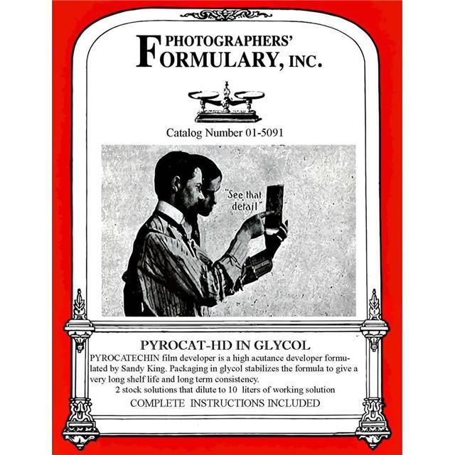 Photographers' Formulary Pyrocat-HD In Glycol Film Developer,Makes 10Lt Solution