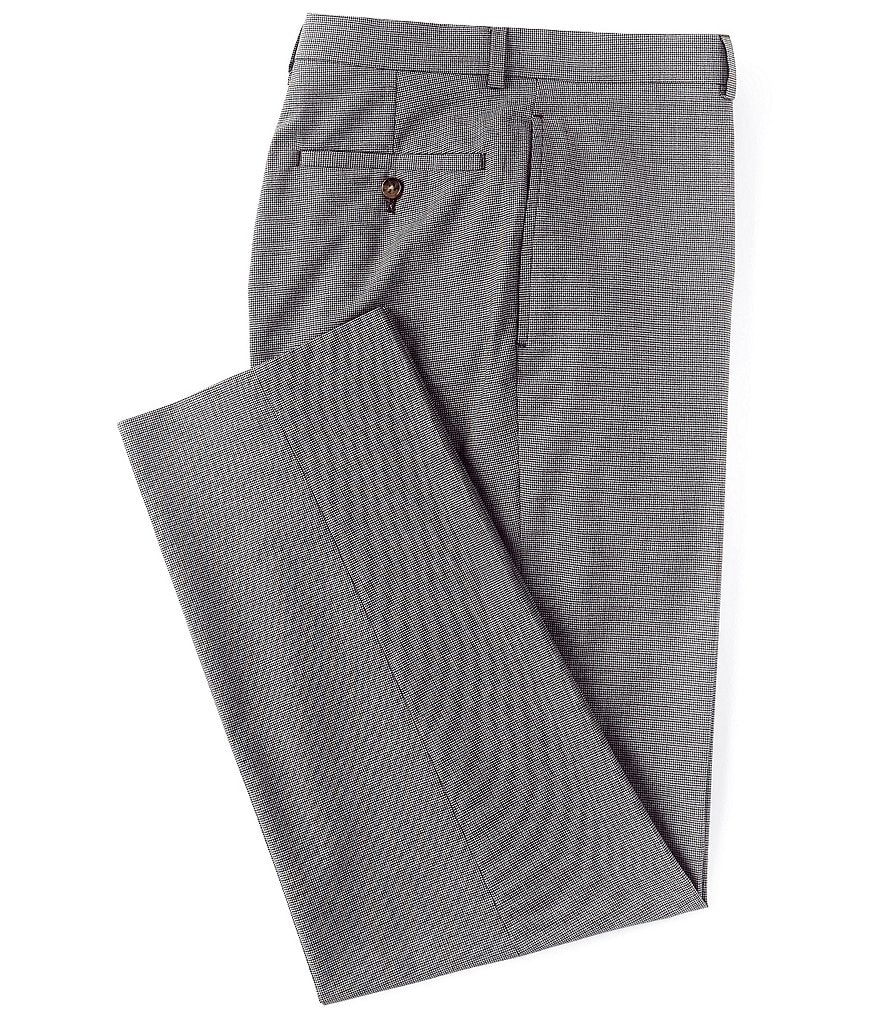 Ralph Ralph Lauren Relaxed Fit Flat-Front Houndstooth Plain Hem Dress Pants