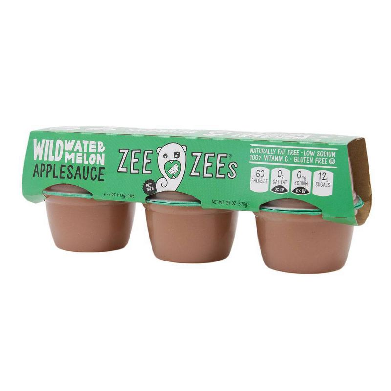Zee Zees Wild Watermelon Applesauce - 6ct/24oz